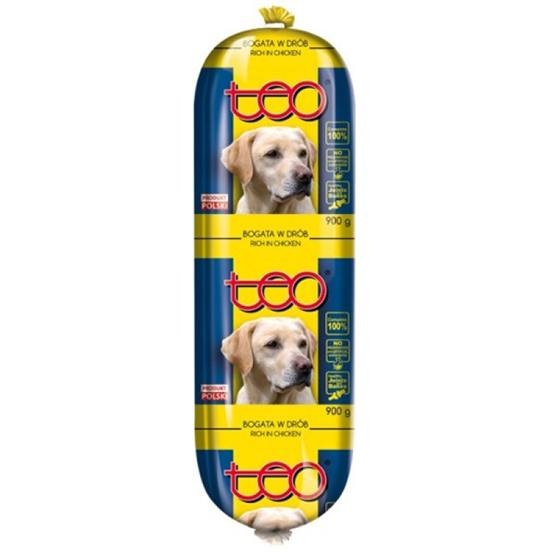 Suņu barība DESA TEO ar vistas gaļu 900g (16.01.2026)  Polija