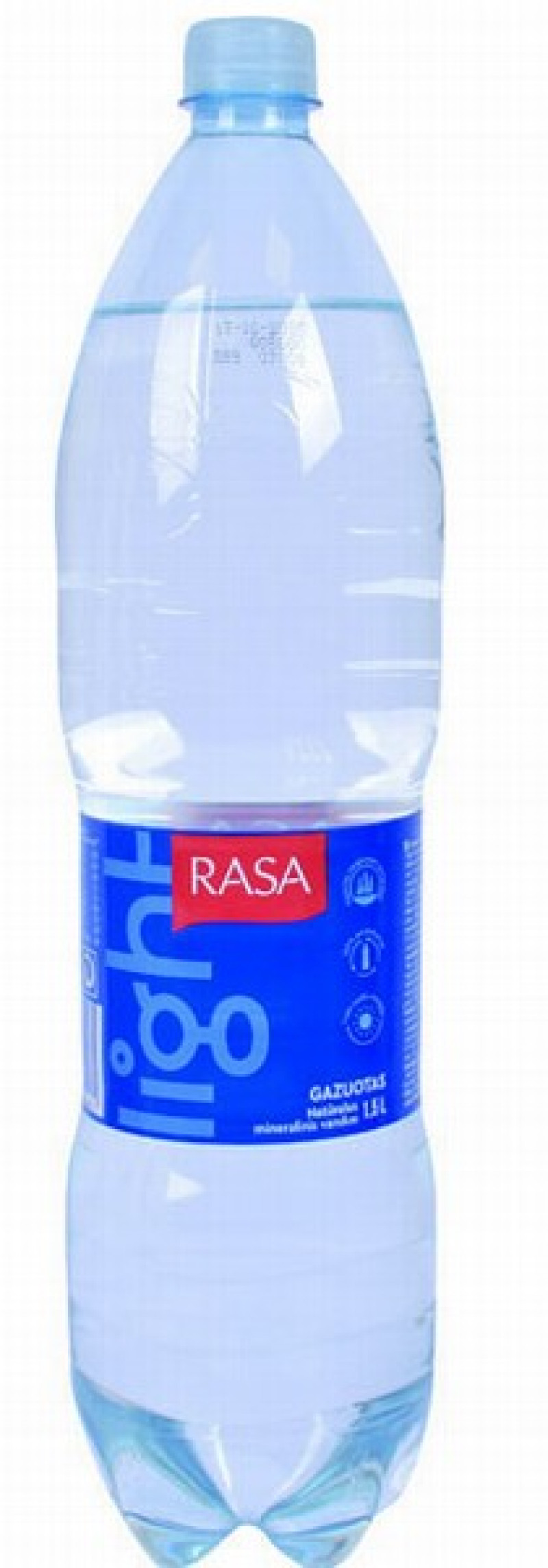 Minerālūdens Rasai gāzēts 1.5L 1/6 (504gb)(11.09.26) DEPOZĪTA maksa 0.10 eiro Lietuva