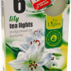 Svece Lillija aromātiska tējas 6gb Polija