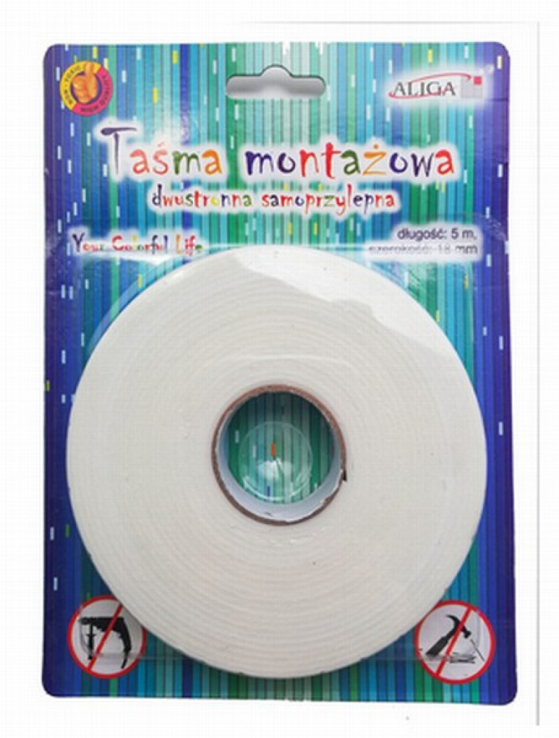 Līmlente abpusēja 18mm 5m