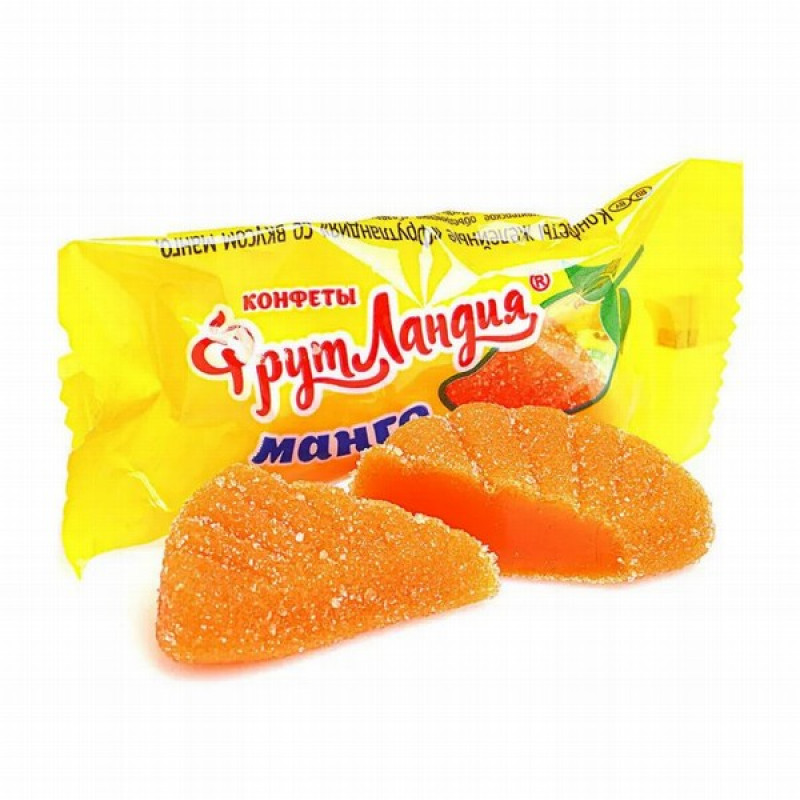 Želejas konfektes Frutlandija mango 1kg  (01.09.2025)  1/6 Krievija 
