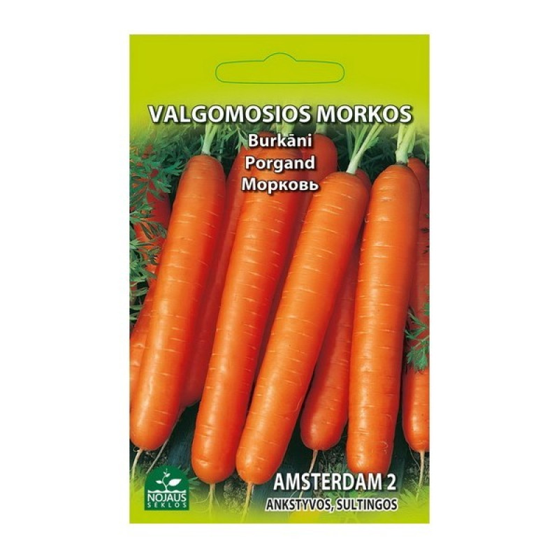 Sēklas Burkāni Amsterdam 2 2g 1/20 (12.2027) Lietuva