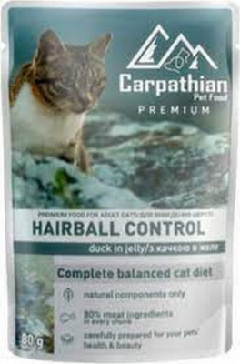 Kaķu konservi Carpathian Pet food ar pīles gaļu 100g 1/24 (27.09.2026) Ukraina