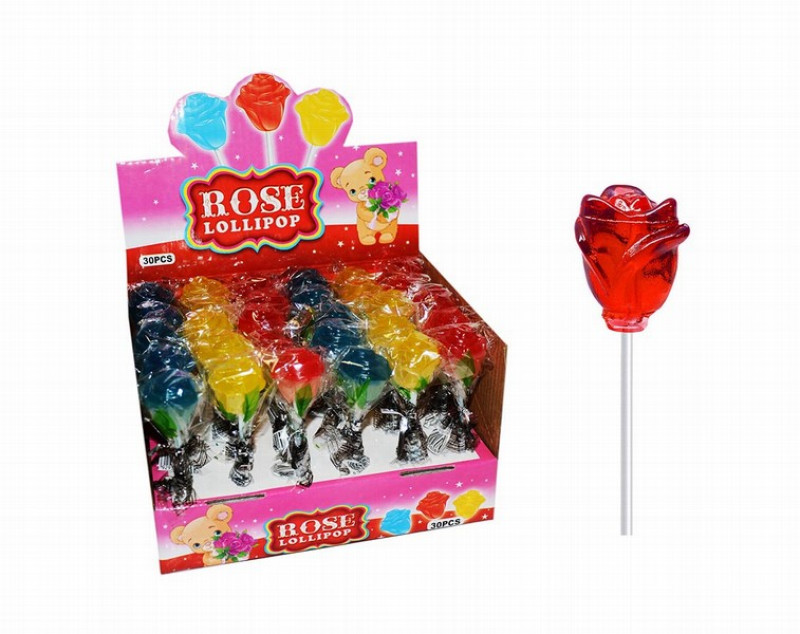 Ledenes uz kociņa Rose lollipop 15g*30gb (30.05.2026) Ķīna
