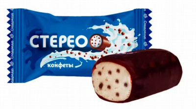 Šokolādes konfektes Stereo 1kg Sladunica  Krievija (10.12.25)