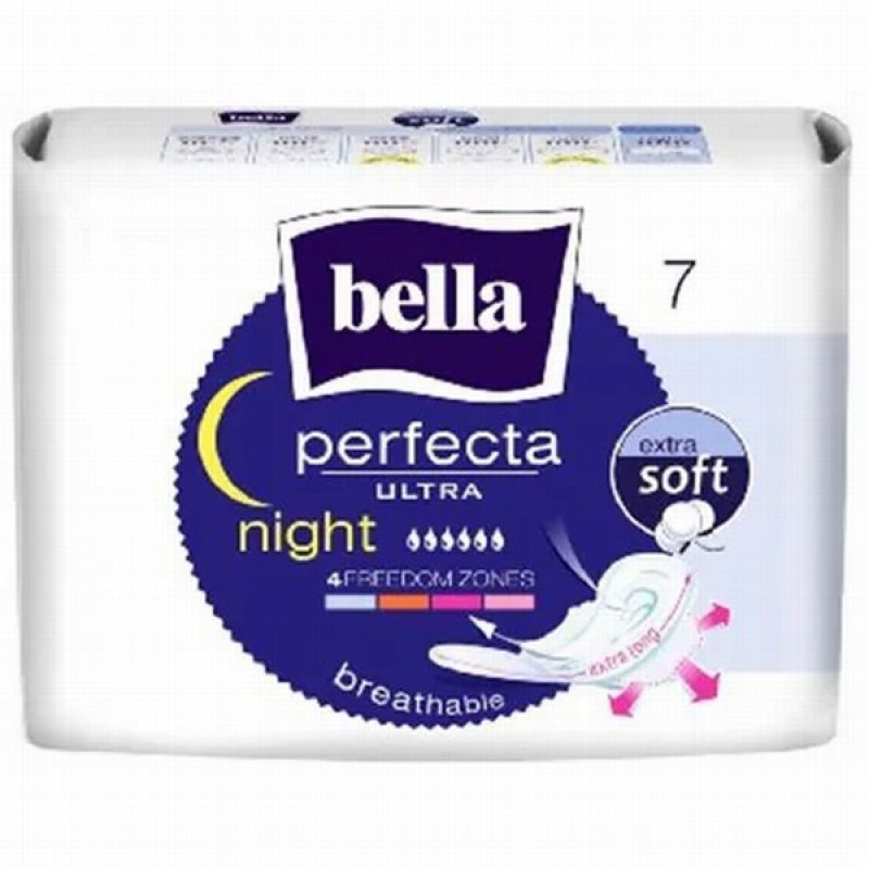Higiēniskās paketes Bella Perfecta Night 7gb Polija