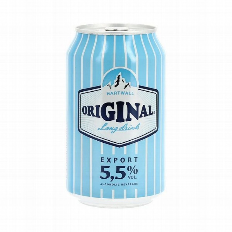 Kokteilis Original Gin Export 0.33L 5.5% CAN 1/24 DEPOZĪTA maksa 0.10 eiro (11.06.2026) Somija