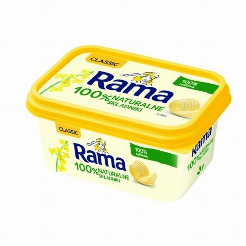 Margarīns Rama classic 59%  400g 1/8  Polija(01.11.26)