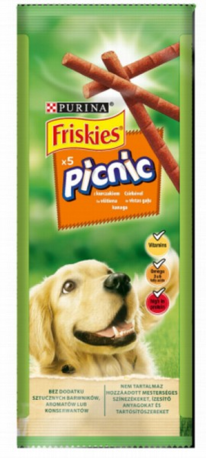 Suņu košļājamie kociņi Friskies Picnic vista 42g (30.05.26) Vācija LABA CENA