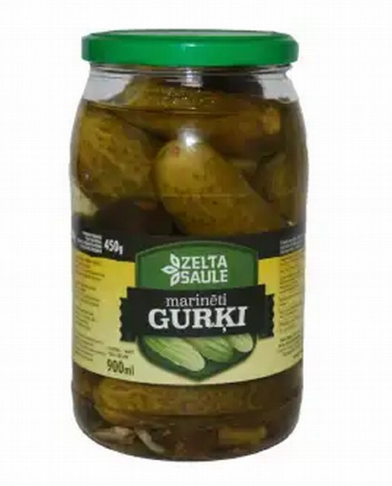 Gurķi marinēti 0.9L Zelta Saule 1/8 (12.08.28) Ukraina