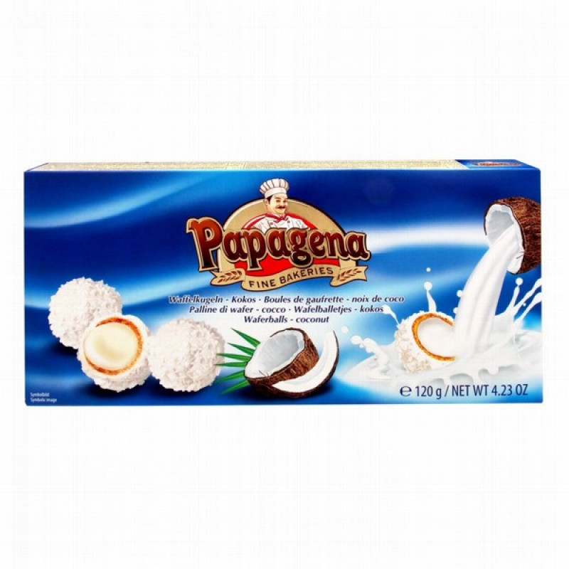 Konfekšu kaste Papagena kokosriekstu 120g (31.01.26)