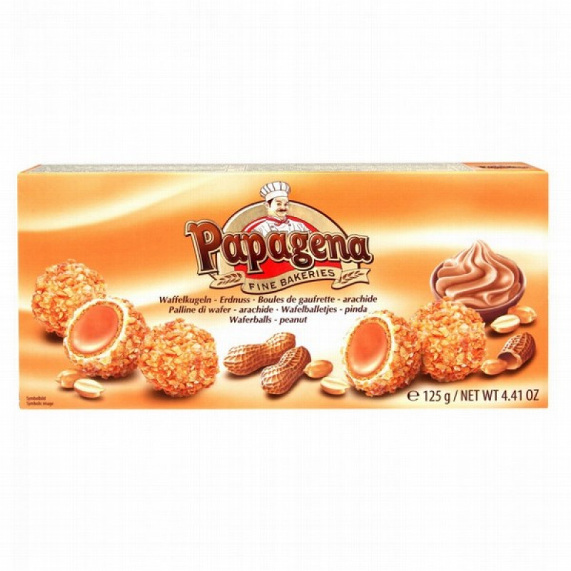 Konfekšu kaste Papagena zemesriekstu 125g (31.01.26)