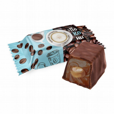 Šokolādes konfektes Pokofejničaem Kapučino 1kg Sweet Life 1/4 (21.09.2025) Krievija