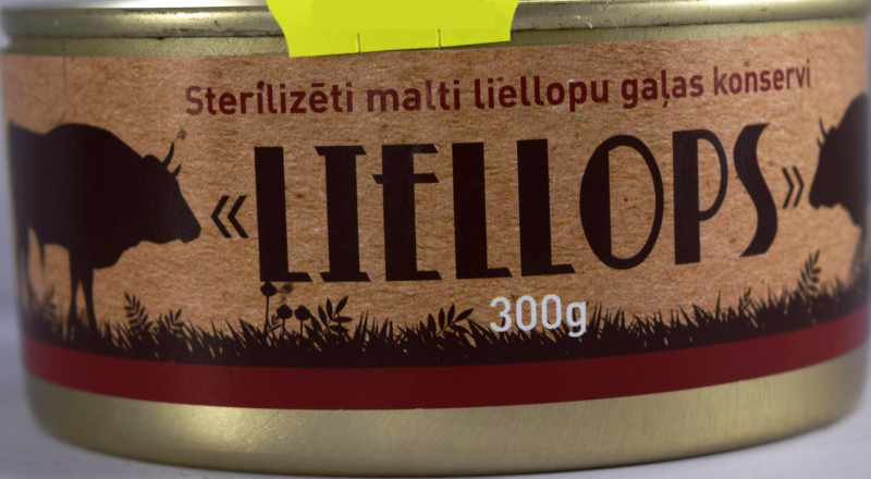 Liellopu gaļa malta sterilizēta 300g Švēde (ar attaisāmo) (14.04.2027) Latvija