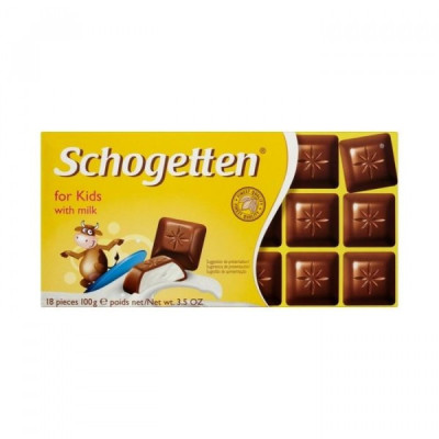 Šokolāde Schogetten Kids piena 100g(30.09.25)