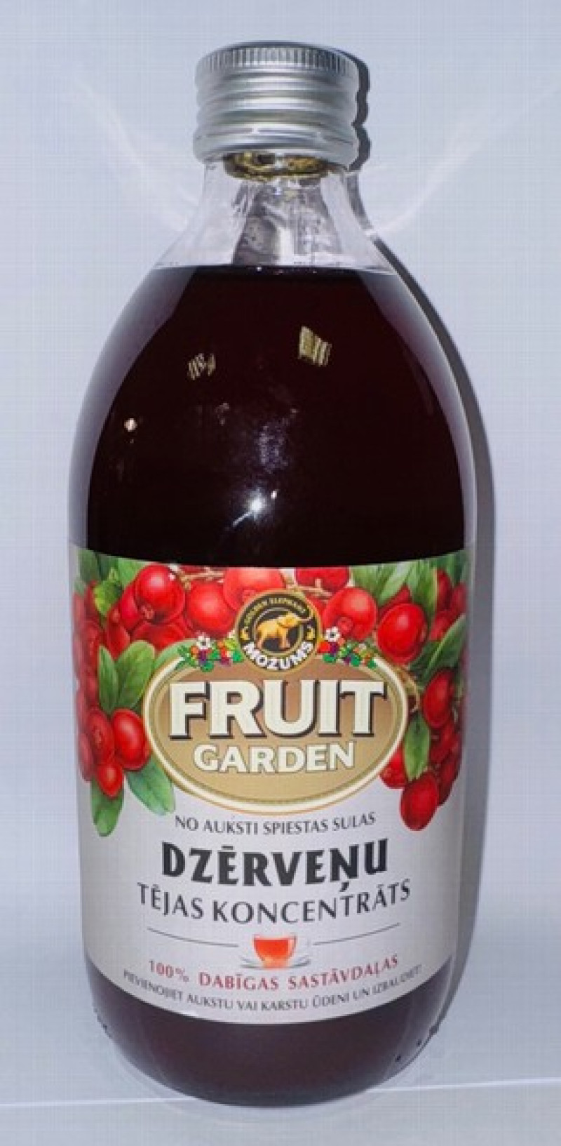 Tējas koncentrāts Fruit Garden Dzērveņu 520ml (06.2026) ES