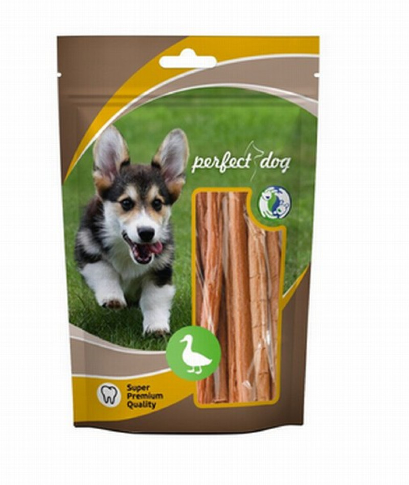 Suņu košļājamie kociņi Perfect Dog ar pīles gaļu 70g (30.09.2026) Ķīna