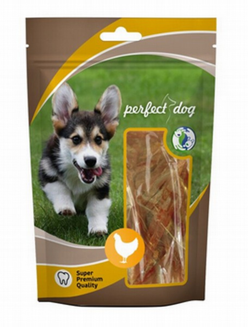 Suņu kārums Perfect Dog mīksta vītināta Vistas gaļa 70g (30.09.2026) Ķīna