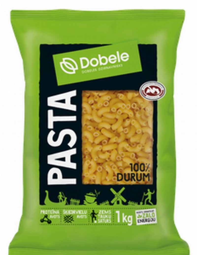 Makaroni Dobele radziņi 1kg 1/10 (03.02.2028)