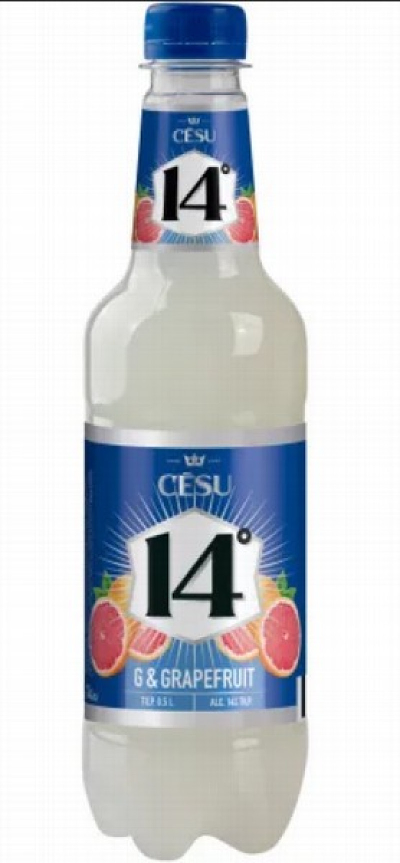 Kokteilis Cēsu Drinkot Greipfrūts 0.5L 14% PET 1/12 DEPOZĪTS 0.10 eiro (09.09.26) Latvija