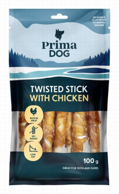 Suņu košļājamie kociņi Prima Dog vista 100g (22.12.2025) Ķīna