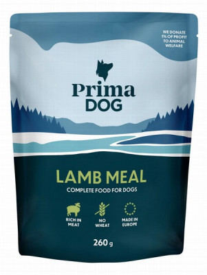 Suņu konservi Prima Dog jēra gaļa 260g (07.01.2027) Igaunija