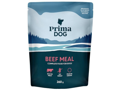 Suņu konservi Prima Dog liellopu gaļa 260g (05.02.2027) Igaunija