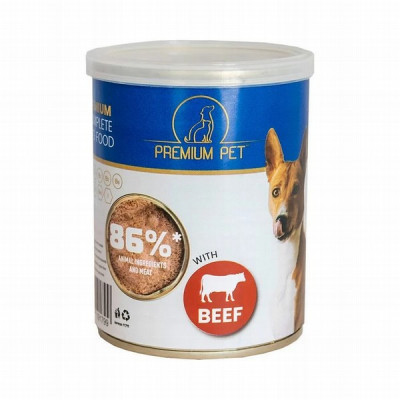 Suņu konservi Premium Pet liellopu 360g (03.07.2027) Ukraina
