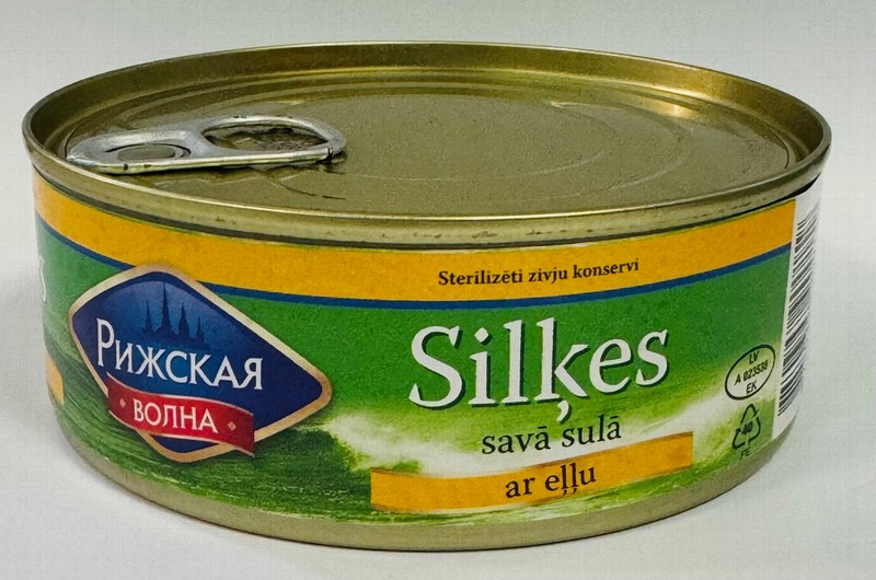 Siļķe savā sulā ar eļļu 240g SGK (10.01.2028) Latvija