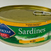 Sardīnes savā sulā ar eļļu 240g SGK (06.03.2028) Latvija