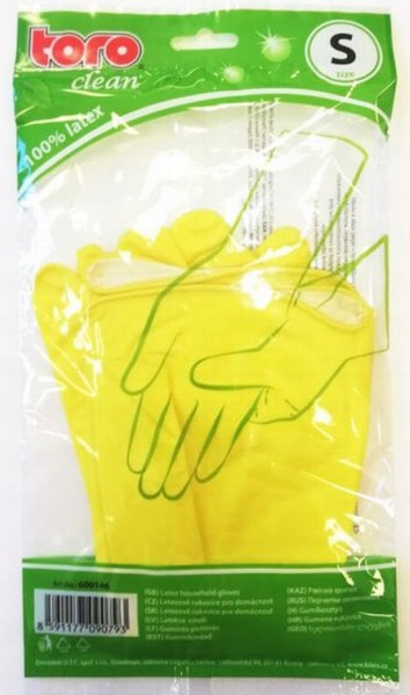 Cimdi gumijas Toro clean S izmērs 1/12