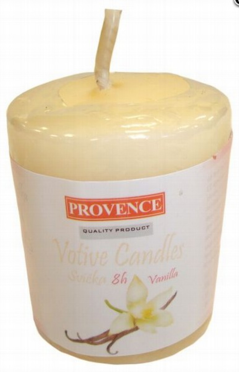 Svece Smaržīga 5cm Vaniļa Provence 1/16 Čehija