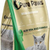 Smiltis kaķu tualetei White Pure Paws cementējošas Alveja 5L