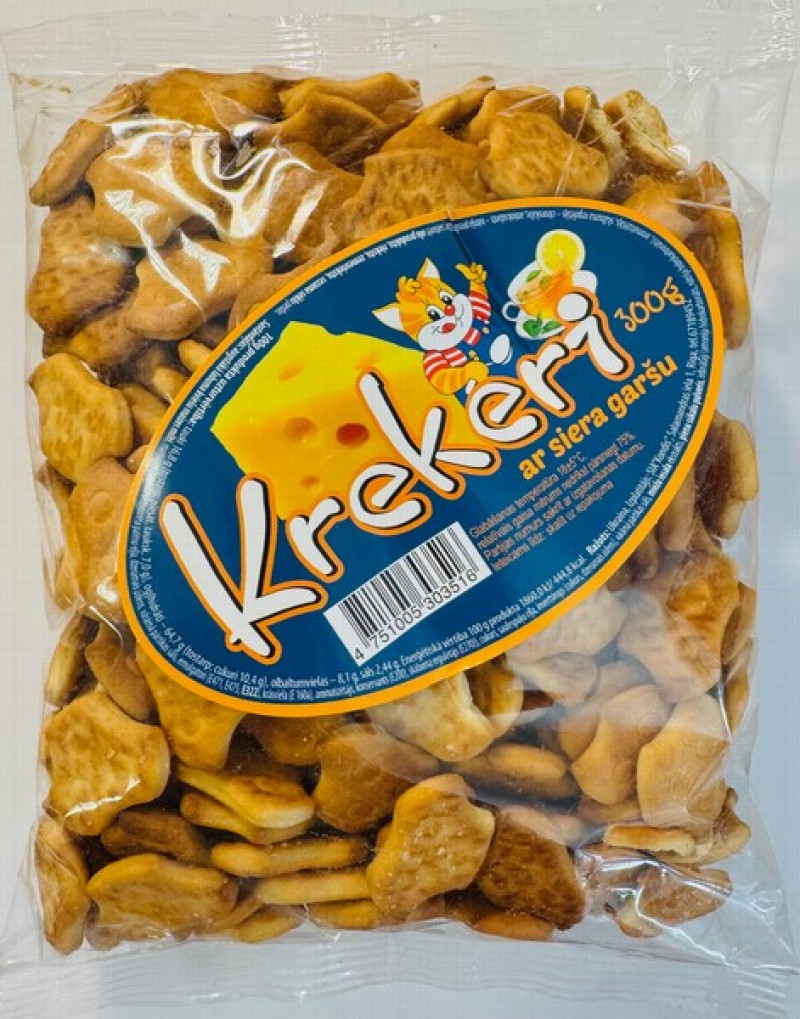 Cepumi UK Krekeri ar siera garšu 300g 1/16 (02.02.27) Ukraina