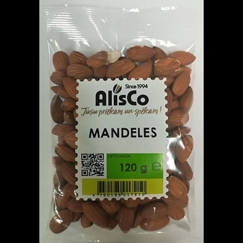 Mandeles Alis 120g  Irāna(04.09.2026)