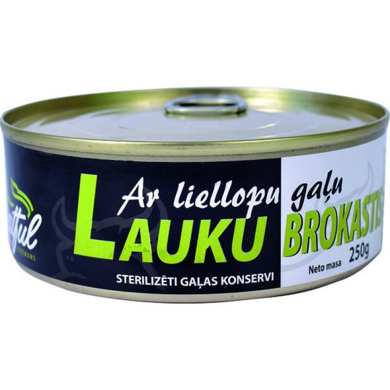 Gaļas konservi Lauku brokastis ar liellopu gaļu 250g Meatful 1/12 (25.02.2027) Latvija