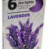 Svece Lavanda aromātiska tējas 6gb  Polija