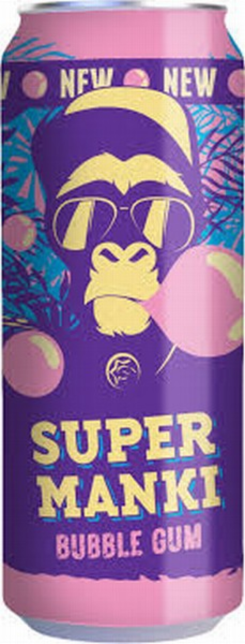 Limonāde Super manki Bubble gum 0.33L 1/6 (29.11.26) DEPOZĪTA maksa 0.10 eiro EU