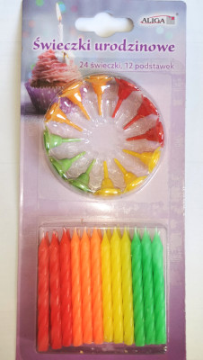 Svecītes tortei 12gb
