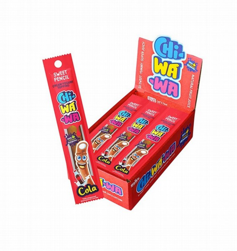 Marmelādes siksniņa Chiwawa ar kolas garšu 10g*48gb (08.06.2026) Krievija