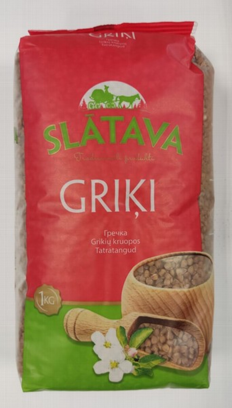 Griķi 1kg Slātava 1/10 (28.02.27) Kazahstāna