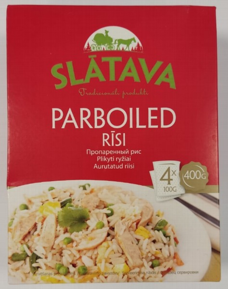 Rīsi parboiled 4x100g 1/20 Slātava (30.06.2026) Itālija