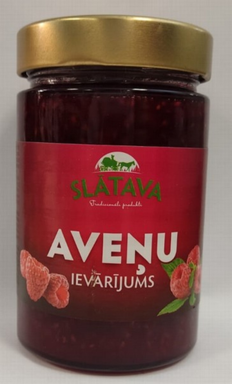 Ievārījums Slātava aveņu 340g 1/8 (22.08.2026) Polija