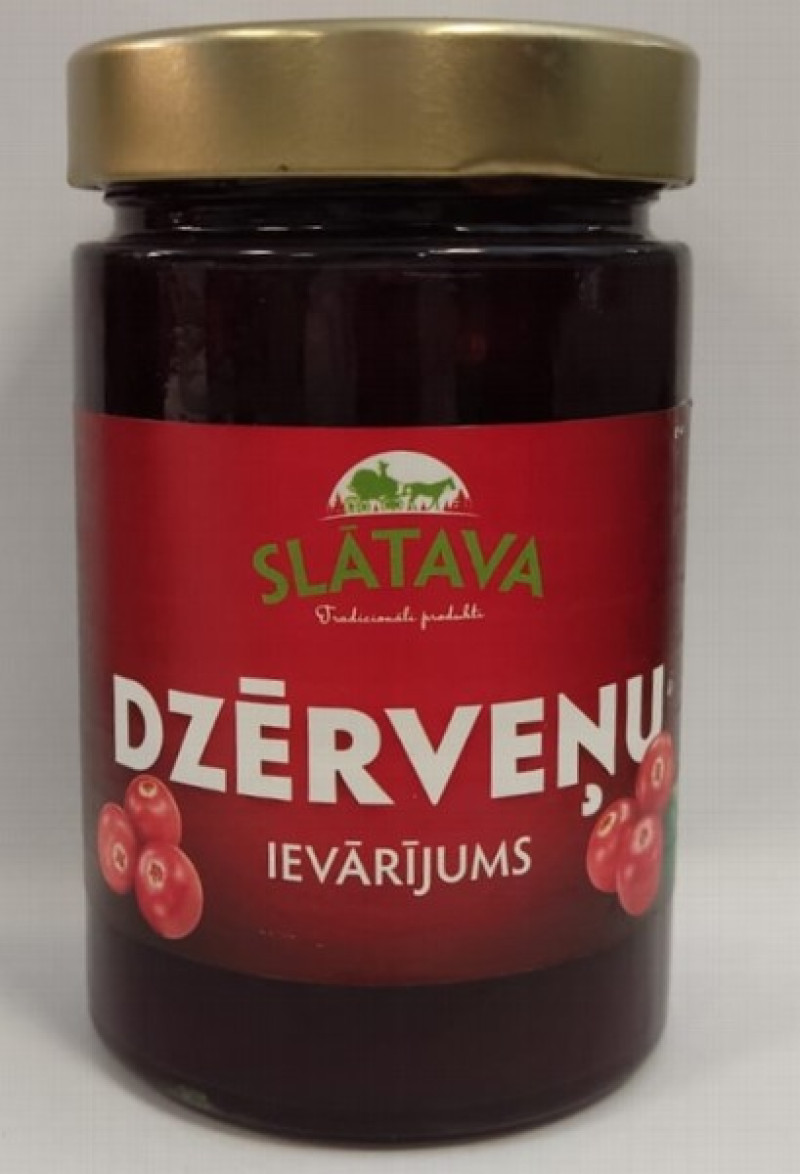 Ievārījums Slātava dzērveņu 340g 1/8 (05.11.2026) Polija