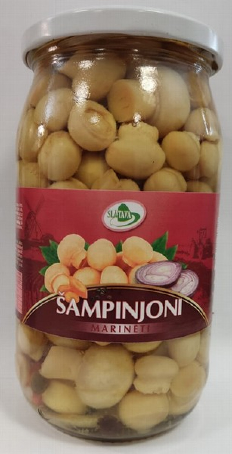 Šampinjoni marinēti 800ml Slātava 1/8 (04.11.2026) Polija