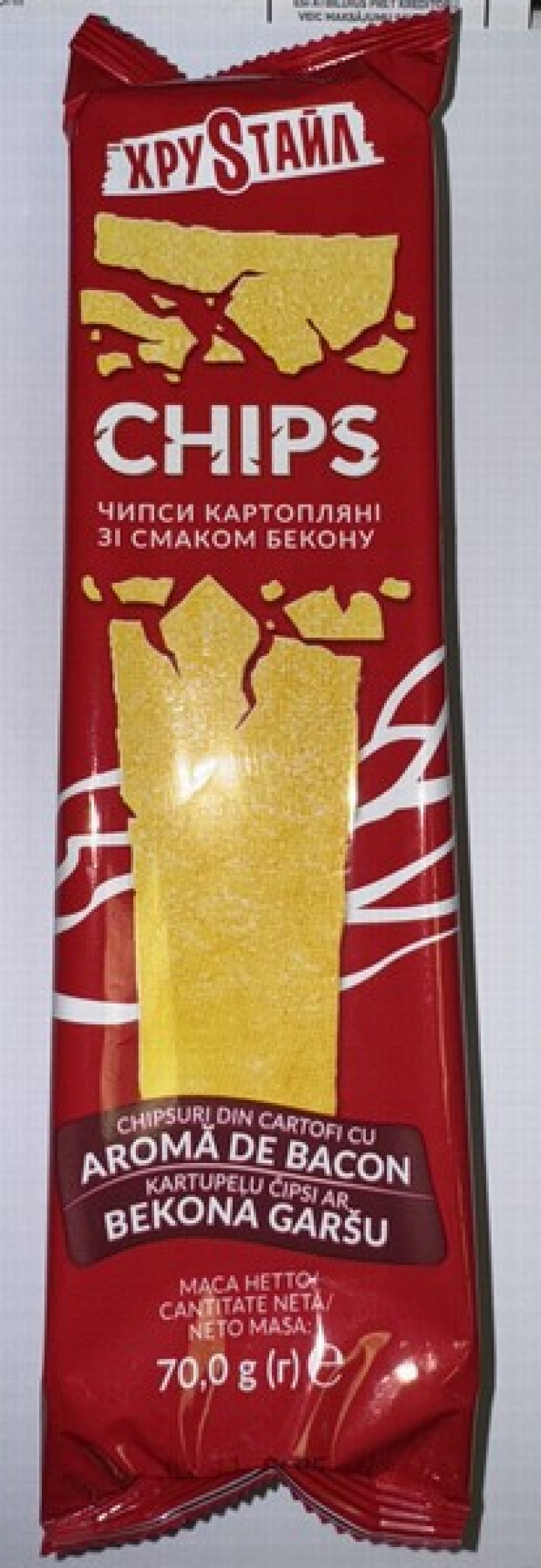Čipsi Chips ar bekona garšu 70g  (28.04.26)1/24