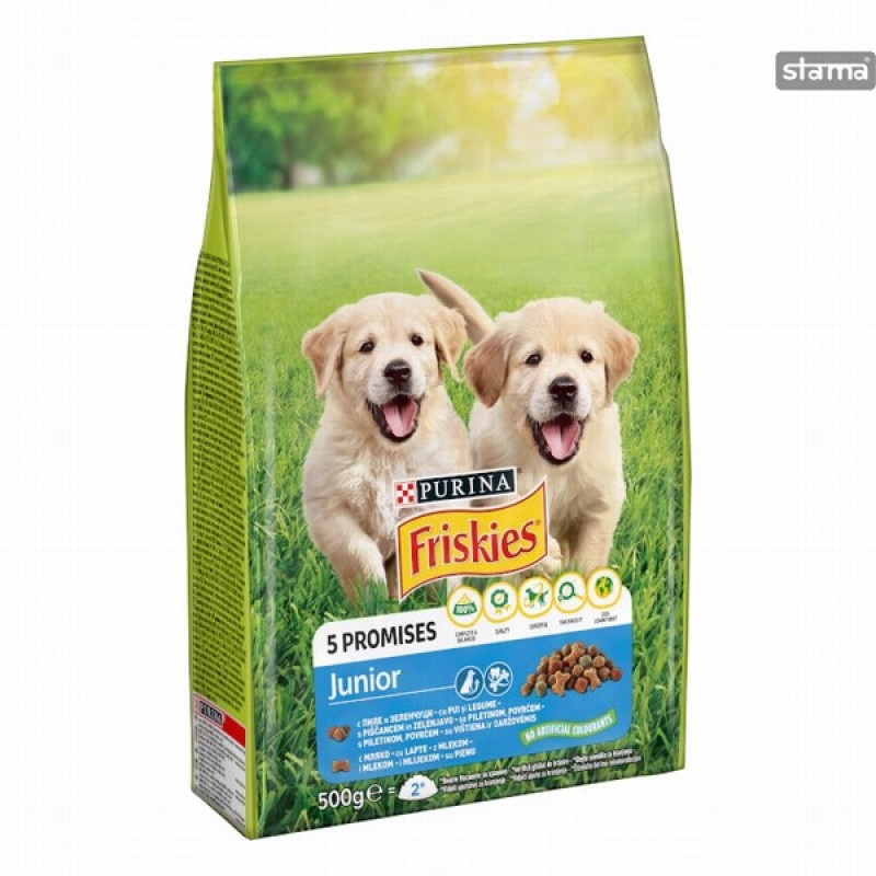 Suņ.Friskies 500g saus. Junior vista(08.26)