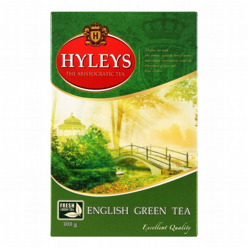 Tēja Hyleys English zaļā 100g (12.2027) Šrilanka
