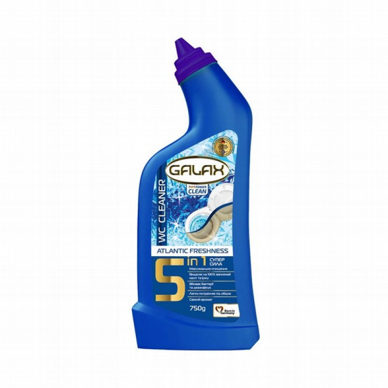 Tualetes tīrīšanas līdzeklis Galax Powerclean Ocean 750ml Ukraina