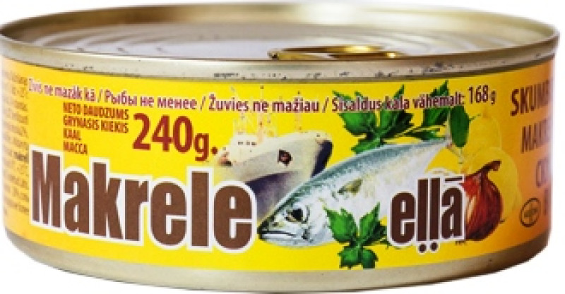 Makrele eļļā 240g (ar attais.)Brasla(30.08.2028)
